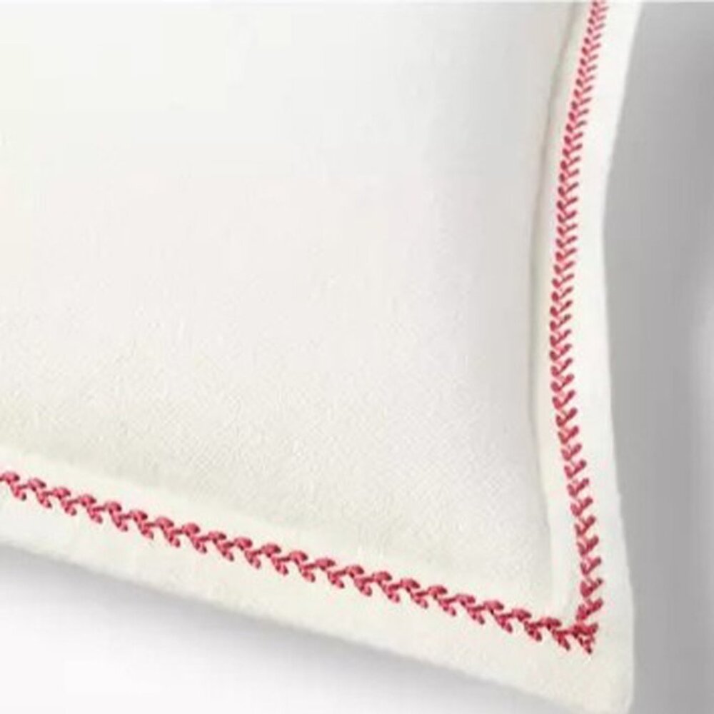 RALPH LAUREN Annie Embroidered Leaf Stitch Euro Sham